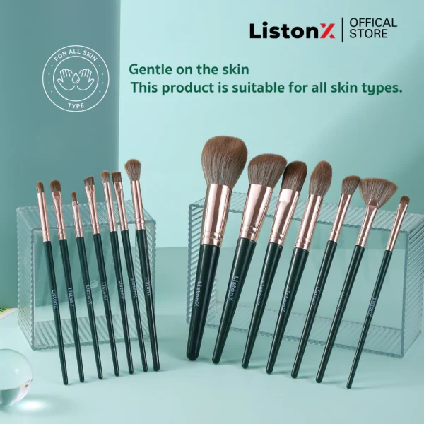 ListonX Makeup Brush Set – 14 Pcs Extra Soft Bristles - Image 2