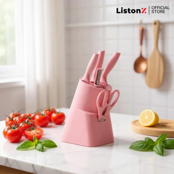 ListonX 7-Piece Sharp Tower Kitchen Knife Set - Image 8