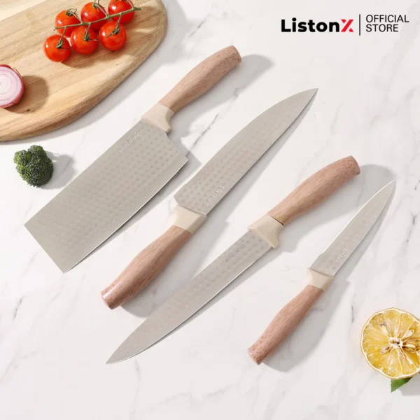 ListonX 6-in-1 Minimalist Kitchen Knife Set - Image 3