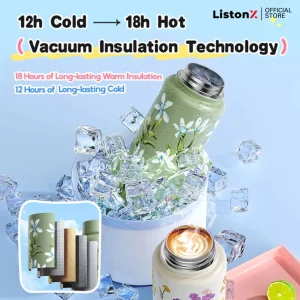 Stainless Steel Thermos Bottle – Hot & Cold Water Flask