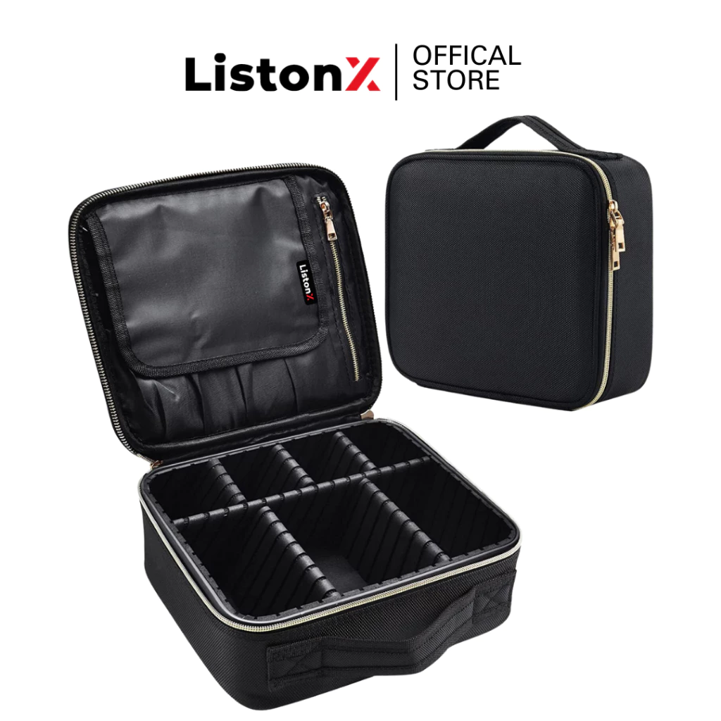 ListonX Portable Makeup Bag – Travel Cosmetic Organizer