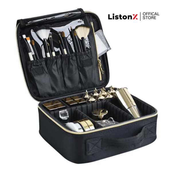 ListonX Portable Makeup Bag – Travel Cosmetic Organizer - Image 3