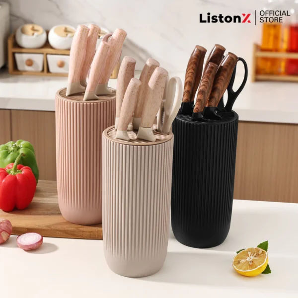 ListonX 6-in-1 Minimalist Kitchen Knife Set - Image 7